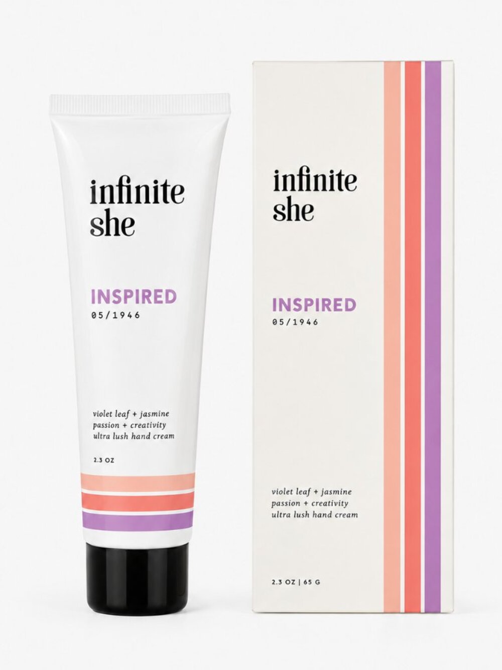 Infinite She Inspired Ultra Lush Hand Cream Violet Leaf Jasmine 2.3 oz